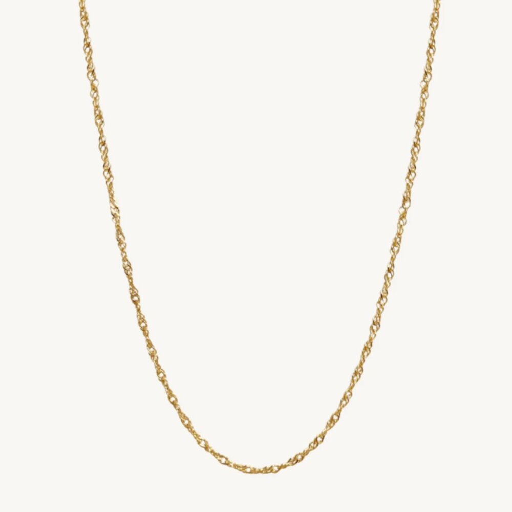 Gold Chain Waterproof Necklace Everyday Necklace Gold Chain Sparkle Chain PRETTY